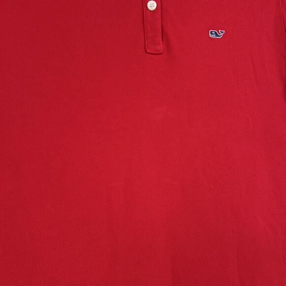 Vineyard Vines Polo Dress Womens Small Red Preppy Coastal Casual Golf Summer - Picture 5 of 13